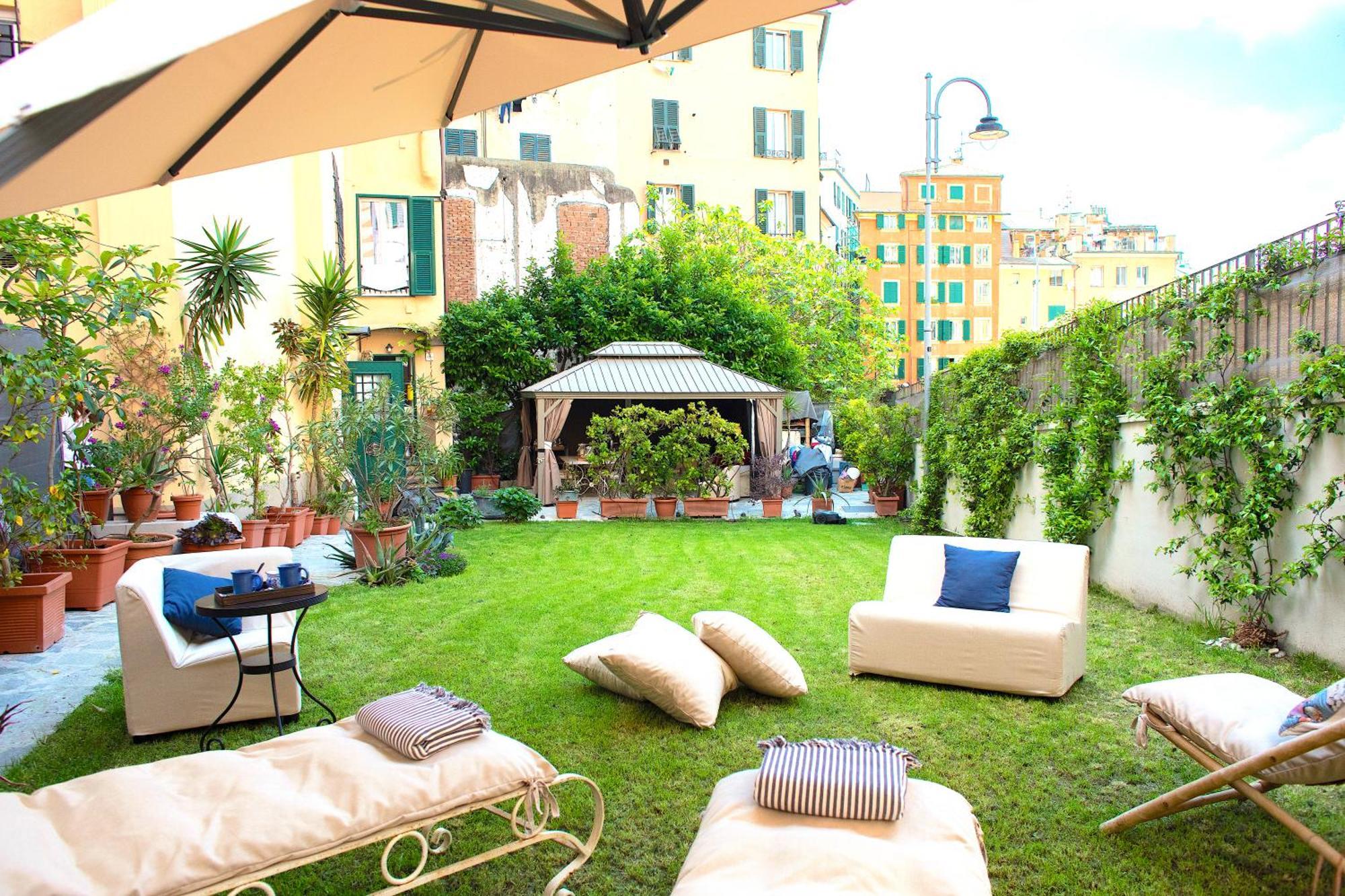 Giardino In Centro Storico -Appartamento Con Giardino, Genova Centro Storico, Acquario Екстериор снимка